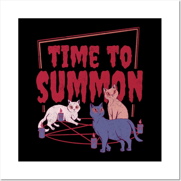 Feline Summoners Unite: Time to Summon Some Fun! Wall Art by Life2LiveDesign